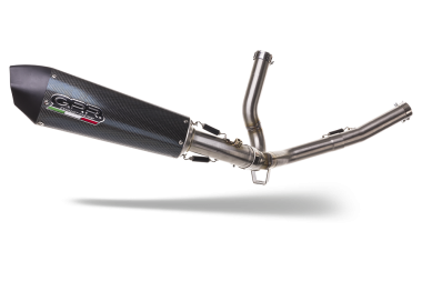 Pot echappement compatible avec Suzuki V-Strom 650 2021-2025, Gpe Ann. Poppy, Système demi complet homologué,pas légal pour les marchés européens, y compris db killer amovible 