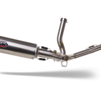 Exhaust compatible with Suzuki SV650 SV650S 1999-2002, M3 Inox , Mid-Full system exhaust including removable db killer 