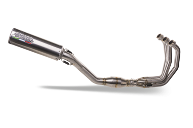 Exhaust compatible with Yamaha XSR900 2022-2024, M3 Inox , Full system exhaust, including removable db killer 