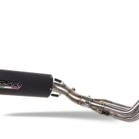 Exhaust compatible with Yamaha FZ-09 2014-2020, Furore Nero, Full system exhaust, including removable db killer 