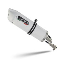 Pot echappement compatible avec Yamaha Mt 125 2021-2025, Albus Ceramic, Pot échappement complet, non légal pour les pays de l'UE, avec db killer amovible 