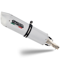 Exhaust compatible with Ktm 1290 Super Adventure 2015-2016, Albus Ceramic, Slip-on exhaust including removable db killer and link pipe 