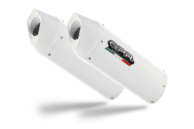 Exhaust compatible with Bmw K1600GTL 2017-2021, Albus Evo4, Dual slip-on including removable db killers and link pipes 