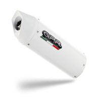 Pot echappement compatible avec Yamaha Mt 125 2017-2019, Albus Ceramic, Pot échappement complet, non légal pour les pays de l'UE, avec db killer amovible 