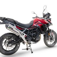 Pot echappement compatible avec Triumph Tiger 900 GT / Pro / Rally Pro 2024-2025, GP Evo4 Titanium, Échappement légal, homologué,silencieux avec db killer amovible et tuyau de liaison spécifique 
