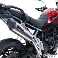 Pot echappement compatible avec Triumph Tiger 900 GT / Pro / Rally Pro 2024-2025, GP Evo4 Titanium, Échappement légal, homologué,silencieux avec db killer amovible et tuyau de liaison spécifique 