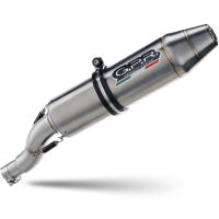 Exhaust compatible with Yamaha Grizzly 550 2007-2024, Deeptone Atv, Slip-on exhaust including removable db killer and link pipe 