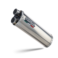 Pot echappement compatible avec Triumph Tiger 900 GT / Pro / Rally Pro 2024-2025, Dual Inox, Échappement légal, homologué,silencieux avec db killer amovible et tuyau de liaison spécifique 