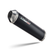 Pot echappement compatible avec Yamaha Majesty 150 2001-2006, Evo4 Road, Homologué et légal, système d'échappement complet, avec db killer amovible 