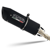 Pot echappement compatible avec Yamaha Mt 125 2014-2016, Furore Nero, Échappement légal, homologué,silencieux avec db killer amovible et tuyau de liaison spécifique 