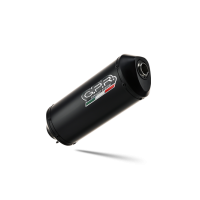 Exhaust compatible with Moto Guzzi Stelvio 1200 4V 2008-2010, Ghisa , Slip-on exhaust including removable db killer and link pipe 