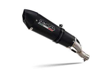 Pot echappement compatible avec Cf Moto 700 Mt 2023-2024, Gpe Ann. Black titanium, Pot Echappement homologué pour les marchés non européens 