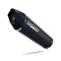 Pot echappement compatible avec Cf Moto 650 Mt 2021-2024, Gpe Ann. Black titanium, Pot Echappement homologué pour les marchés non européens 
