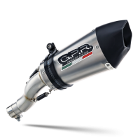 Exhaust compatible with Bmw R Nine-T 1200 - Pure - Racer - Scrambler - Urban G/S 2013-2016, Gpe Ann. titanium, Slip-on exhaust including removable db killer and link pipe 