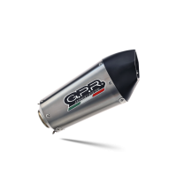 Exhaust compatible with Kawasaki Ninja 1000 2017-2020, GP Evo4 Titanium, Dual slip-on including removable db killers and link pipes 