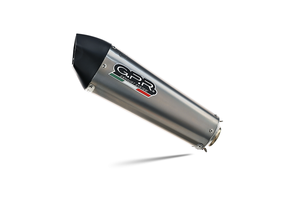 Pot echappement compatible avec Cf Moto 650 Mt 2021-2024, Gpe Ann. Titanium, Pot Echappement homologué pour les marchés non européens 