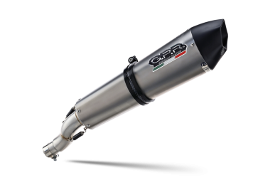 Exhaust compatible with Bmw G650X - Country - Challenge - Moto 2006-2012, Gpe Ann. titanium, Slip-on exhaust including removable db killer and link pipe 