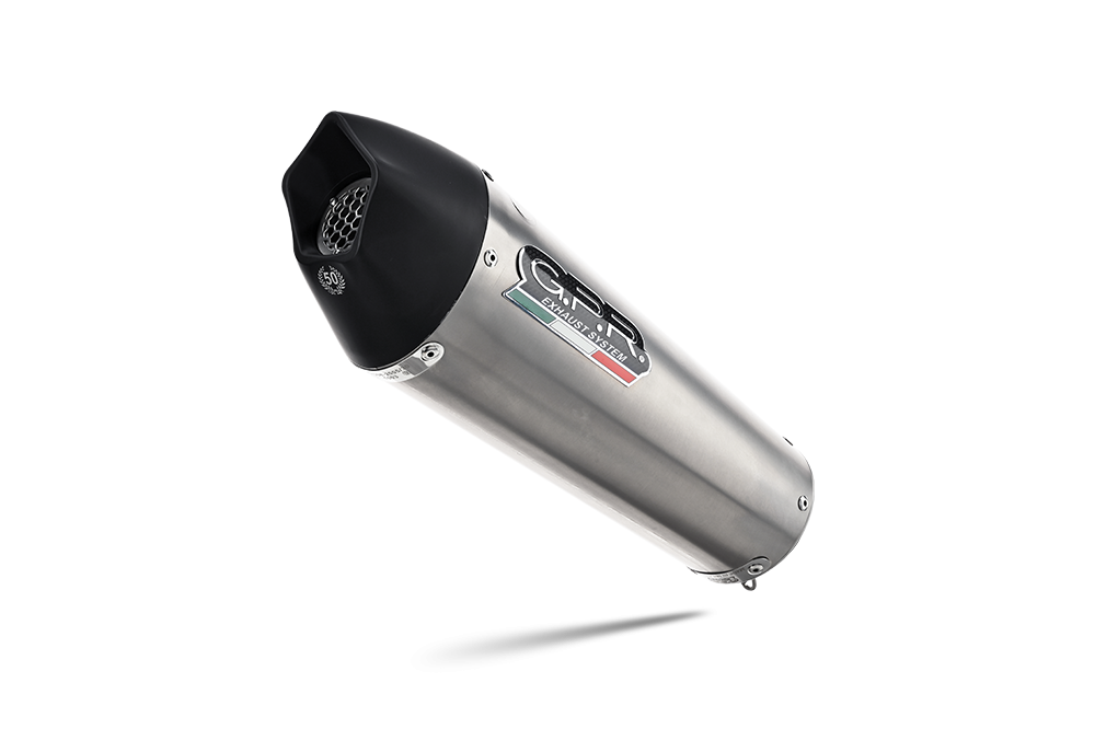 Pot echappement compatible avec Bmw G 310 Gs 2017-2021, GP Evo4 Titanium, Pot échappement complet, non légal pour les pays de l'UE, avec db killer amovible 