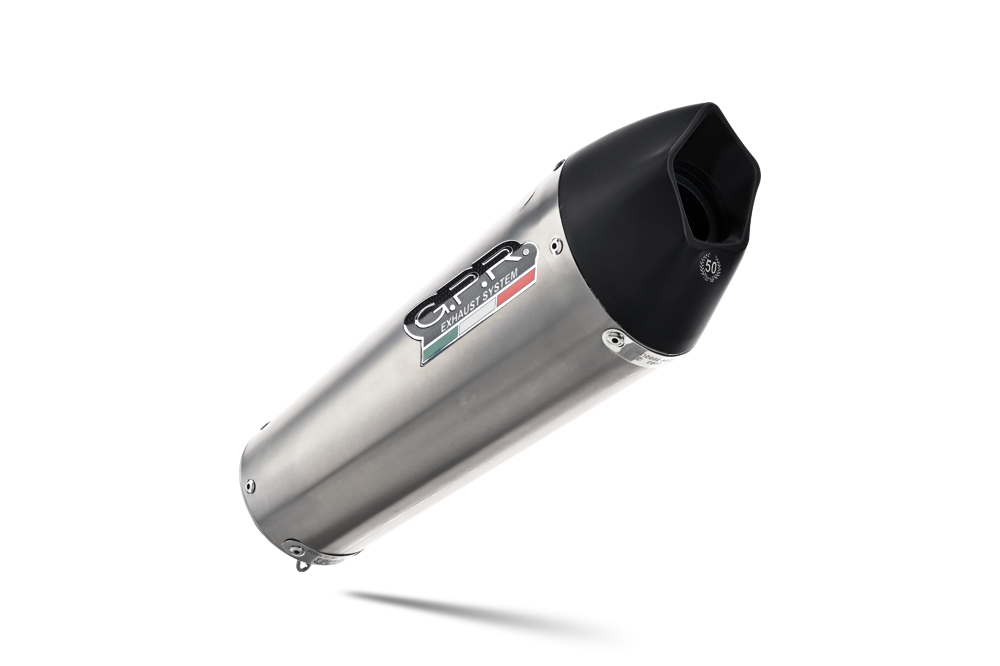 Exhaust compatible with Husqvarna Nuda 900 900R 2012-2013, Gpe Ann. titanium, Slip-on exhaust including link pipe 