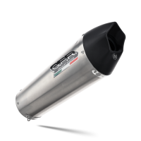 Exhaust compatible with Husqvarna Nuda 900 900R 2012-2013, Gpe Ann. titanium, Slip-on exhaust including link pipe 