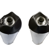Pot echappement compatible avec Suzuki B-King 1300 2007-2010, Gpe Ann. titanium, Paire de pot d'échappement homologuées, livrées avec db killer amovible et raccords spécifiques 