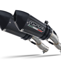 Pot echappement compatible avec Kawasaki Z 1000 2010-2013, Gpe Ann. Poppy, Paire de pot d'échappement homologuées, livrées avec db killer amovible et raccords spécifiques 