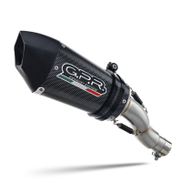 Pot echappement compatible avec Honda Cbr 125 R 2011-2016, Gpe Ann. Poppy, Échappement légal, homologué,silencieux avec db killer amovible et tuyau de liaison spécifique 