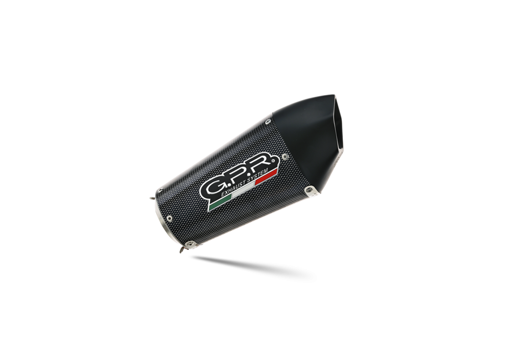 Exhaust compatible with Kawasaki Ninja 1000 2017-2020, GP Evo4 Poppy, Dual slip-on including removable db killers and link pipes 