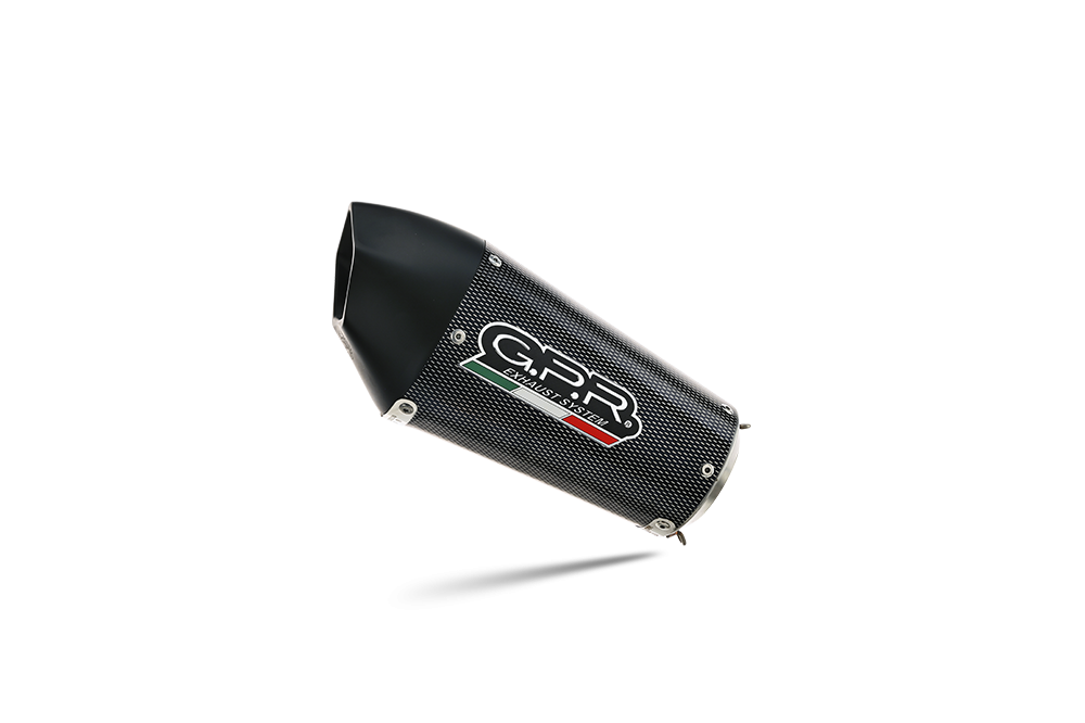Pot echappement compatible avec Yamaha Mt-03 2018-2020, GP Evo4 Poppy, Échappement légal, homologué,silencieux avec db killer amovible et tuyau de liaison spécifique 