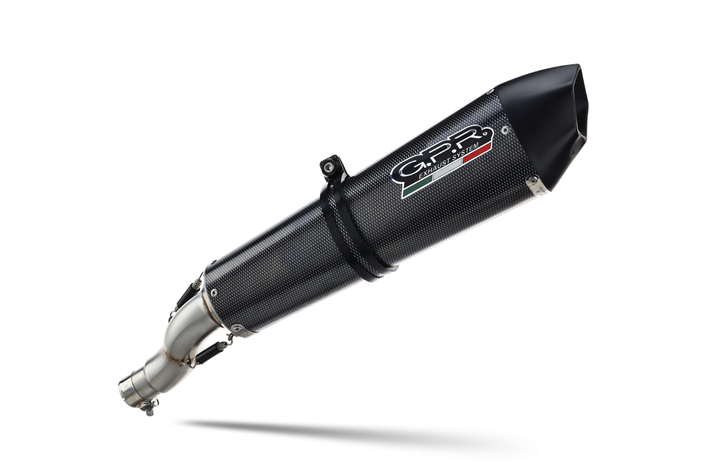 Exhaust compatible with Husqvarna TE 610 E - SM 610 2007-2009, Gpe Ann. Poppy, Slip-on exhaust including removable db killer and link pipe 