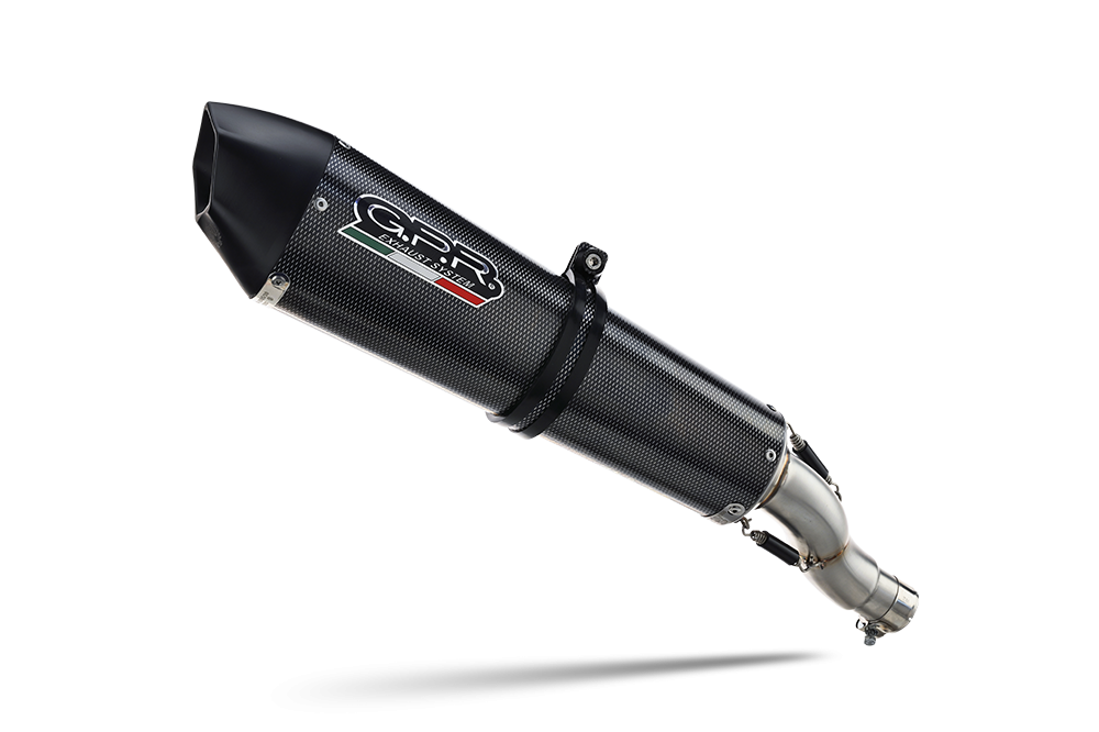 Exhaust compatible with Yamaha T-Max 560 2020-2021, Gpe Ann. Poppy, Full system exhaust, including removable db killer 
