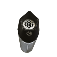 Pot echappement compatible avec Yamaha Mt-03 2018-2020, GP Evo4 Poppy, Échappement légal, homologué,silencieux avec db killer amovible et tuyau de liaison spécifique 