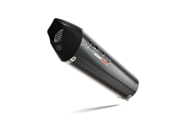 Exhaust compatible with Cf Moto 300 NK 2022-2024, GP Evo4 Poppy, Full system exhaust, including removable db killer 