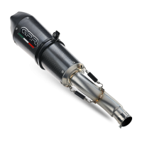 Pot echappement compatible avec Suzuki Drz 400 SM 2005-2025, Gpe Ann. Poppy, Échappement légal, homologué,silencieux avec db killer amovible et tuyau de liaison spécifique 