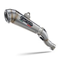 Exhaust compatible with Ktm 125 Duke 2021-2023, Powercone Evo, Slip-on exhaust including removable db killer and link pipe 