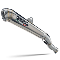Pot echappement compatible avec Kawasaki Ninja 300 R 2012-2017, Powercone Evo, Échappement légal, homologué,silencieux avec db killer amovible et tuyau de liaison spécifique 
