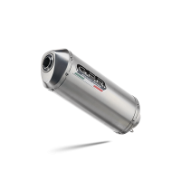 Pot echappement compatible avec Yamaha Mt 125 2020-2020, Satinox , Pot échappement complet, non légal pour les pays de l'UE, avec db killer amovible 