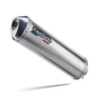 Pot echappement compatible avec Loncin DS2 LX300GY 2022-2023, Satinox , Pot Echappement homologué pour les marchés non européens 