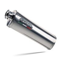 Exhaust compatible with Suzuki SV650 / SV650 ABS 2016-2020, Trioval, Slip-on exhaust including removable db killer and link pipe 