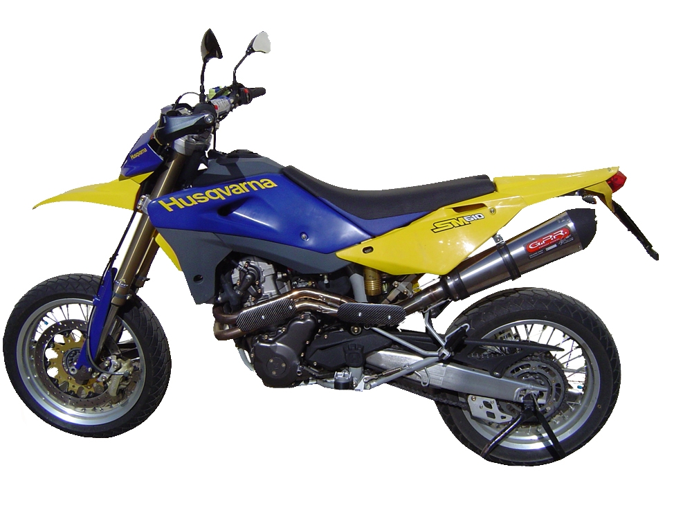 Exhaust compatible with Swm Motorcycles RS650R 2017-2018, Gpe Ann. titanium, Mid-Full system exhaust including removable db killer 