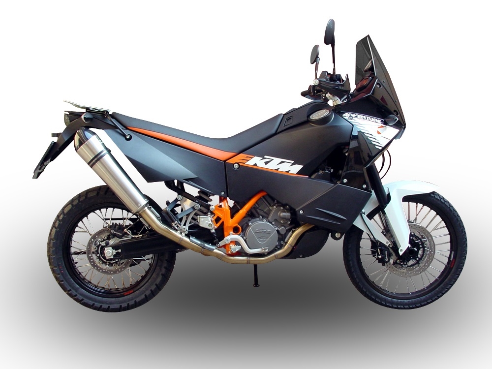 Exhaust compatible with Ktm SMT Smr 990 2008-2012, Gpe Ann. titanium, Full system exhaust 