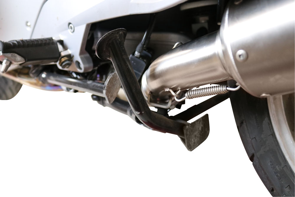 Exhaust compatible with Bmw R1200R 2006-2010, Gpe Ann. titanium, Slip-on exhaust including removable db killer and link pipe 