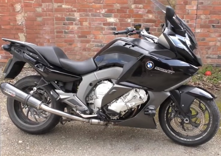 Exhaust compatible with Bmw K1600GT 2022-2025, GP Evo4 Poppy, Dual slip-on including removable db killers and link pipes 