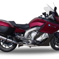 Exhaust compatible with Bmw K1600GT 2010-2016, Gpe Ann. titanium, Dual slip-on including removable db killers and link pipes 