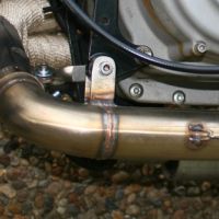 Exhaust compatible with Buell S1 Lightning 1999-2002, Gpe Ann. Poppy, Slip-on exhaust including removable db killer and link pipe 