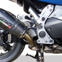 Exhaust compatible with Bmw C600 Sport 2012-2016, Gpe Ann. Poppy, Slip-on exhaust including removable db killer and link pipe 