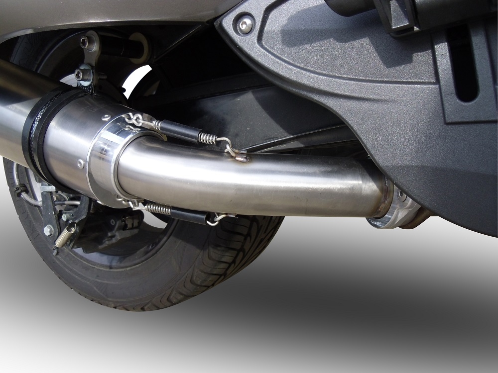 Exhaust compatible with Can Am Spyder 1000 Rs - RSs 2013-2016, Gpe Ann. titanium, Slip-on exhaust including removable db killer and link pipe 