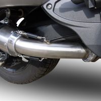 Exhaust compatible with Can Am Spyder 1000 Rs - RSs 2013-2016, Gpe Ann. titanium, Slip-on exhaust including removable db killer and link pipe 