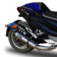 Exhaust compatible with Can Am Spyder Rs 1000 2008-2012, Gpe Ann. titanium, Slip-on exhaust including removable db killer and link pipe 