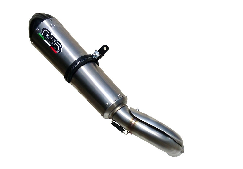 Exhaust compatible with Can Am Spyder Rs 1000 2008-2012, Gpe Ann. titanium, Slip-on exhaust including removable db killer and link pipe 